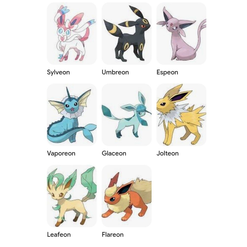 Retro 8bit Pokemon Keychains Set 8 - image 1